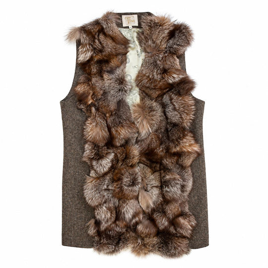 T.ba Chaleco St. Petersburg Knit Tweed Vest-Women's Clothing-Kevin's Fine Outdoor Gear & Apparel