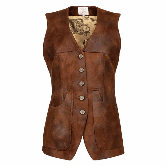T.ba Ladies Chaleco Tiradora Faux Suede Shooting Vest-Women's Clothing-Kevin's Fine Outdoor Gear & Apparel