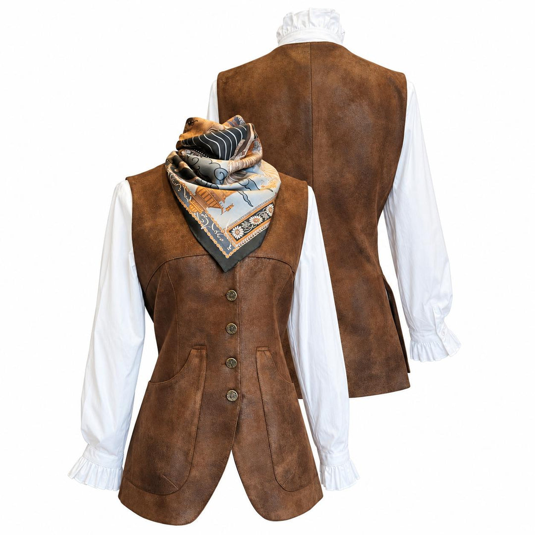 T.ba Ladies Chaleco Tiradora Faux Suede Shooting Vest-Women's Clothing-Kevin's Fine Outdoor Gear & Apparel