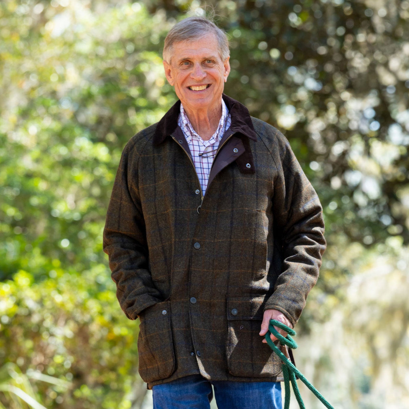 Barbour Men's Bedale Check Wool Jacket-Men's Clothing-Kevin's Fine Outdoor Gear & Apparel
