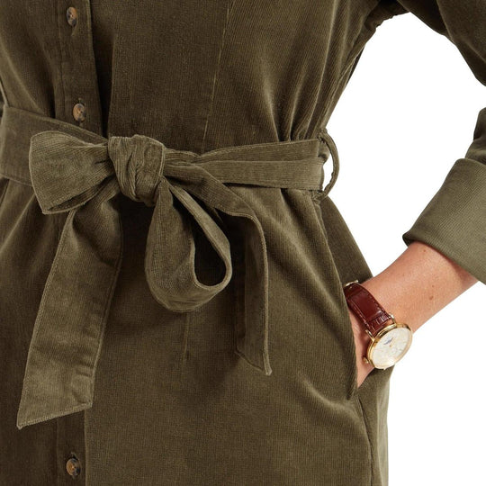 Schoffel Ladies Sage Cord Dress-Women's Clothing-Kevin's Fine Outdoor Gear & Apparel