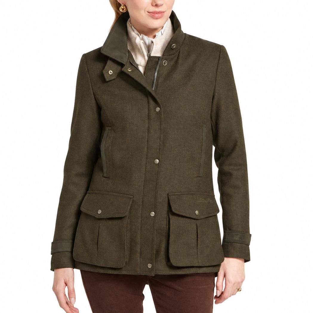 Schoffel Women's Murra Tweed Coat-Women's Clothing-Kevin's Fine Outdoor Gear & Apparel