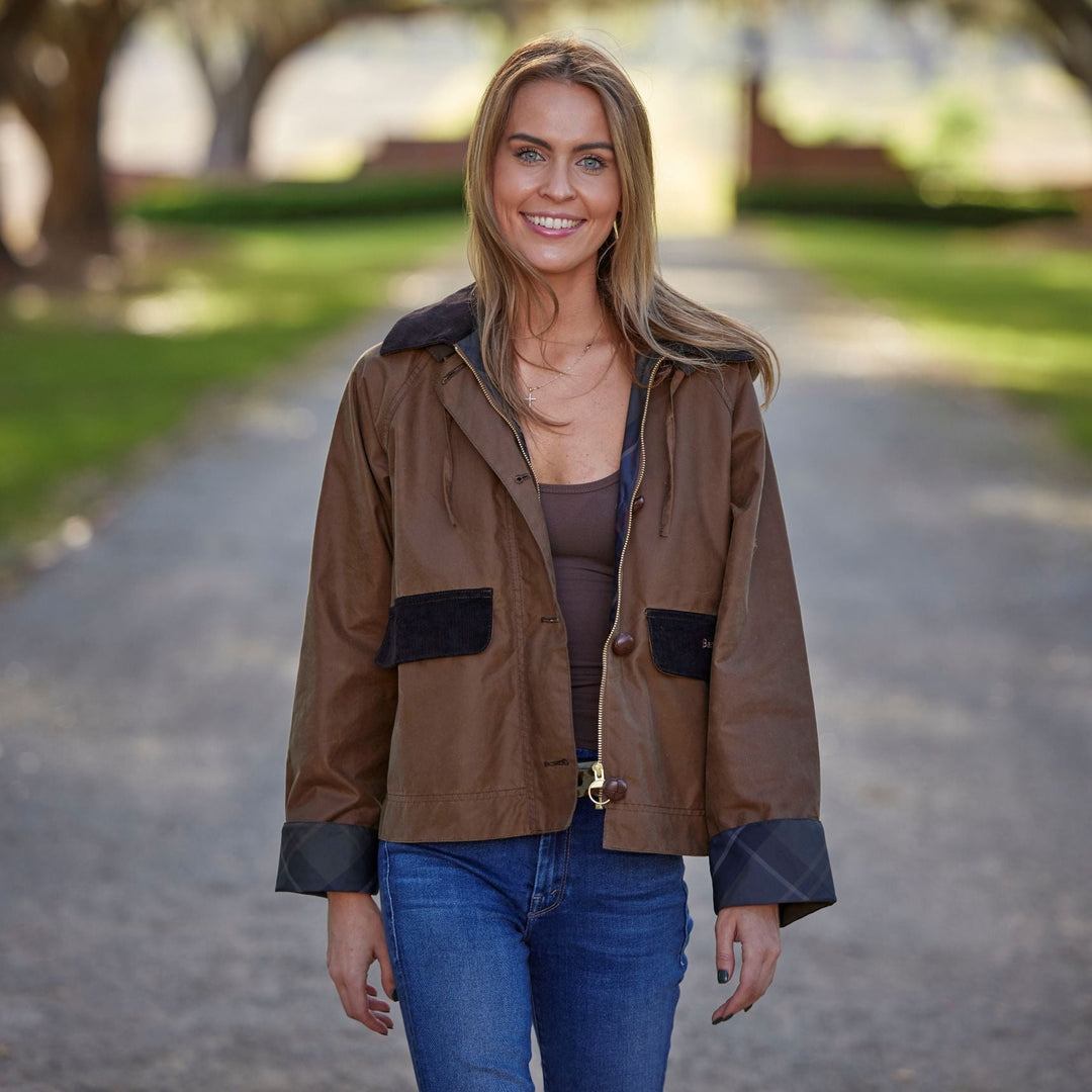Barbour Adina Wax Jacket-Women's Clothing-Kevin's Fine Outdoor Gear & Apparel