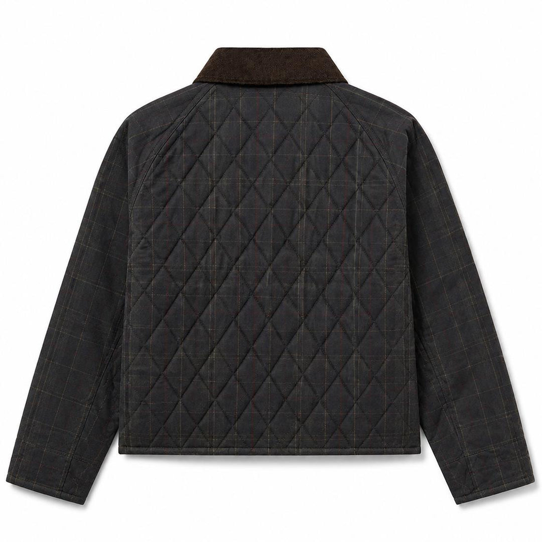 Barbour Reimagined Icons Tartan Quilted Spey Wax Jacket-Women's Clothing-Kevin's Fine Outdoor Gear & Apparel