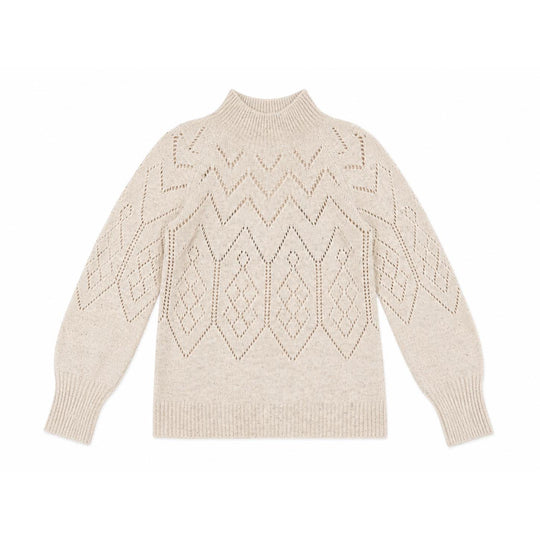 Autumn Cashmere Pointelle Mock Neck-Women's Clothing-Mojave-S-Kevin's Fine Outdoor Gear & Apparel