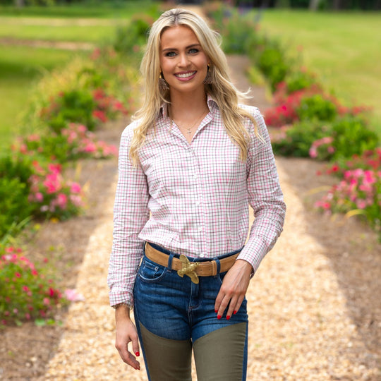 Kevin's Finest Women's Pink Tattersall-Women's Clothing-Kevin's Fine Outdoor Gear & Apparel