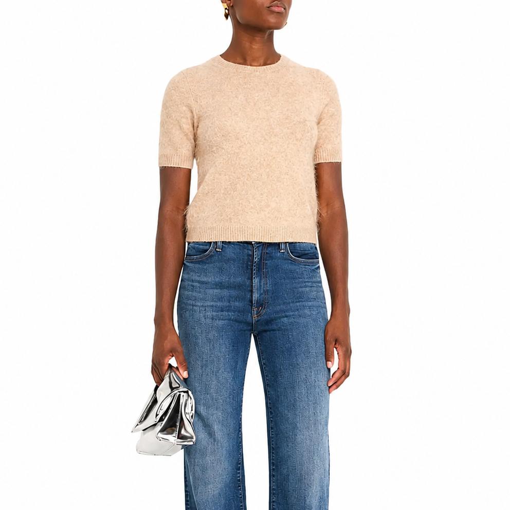 Autumn Cashmere Cropped S/S Crew-Women's Clothing-Kevin's Fine Outdoor Gear & Apparel
