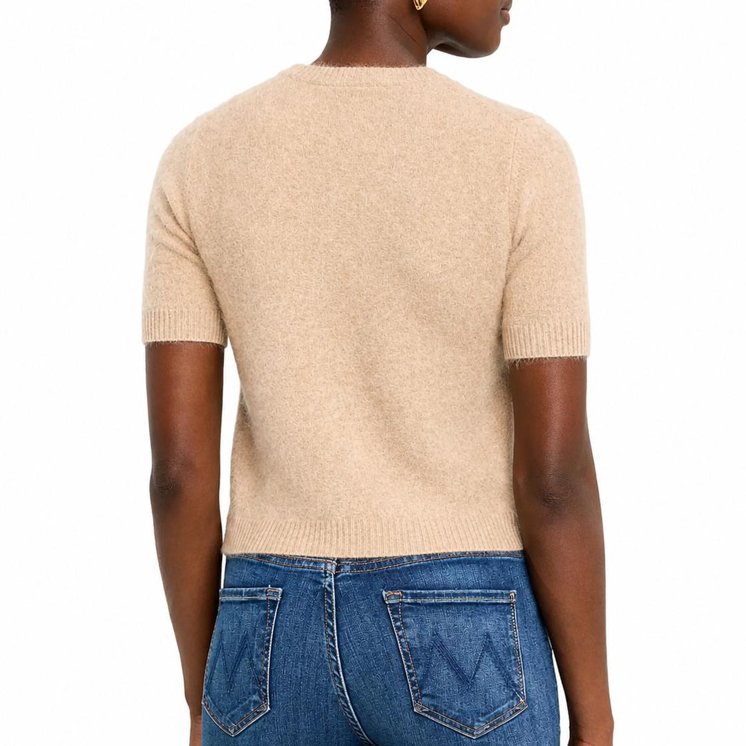 Autumn Cashmere Cropped S/S Crew-Women's Clothing-Kevin's Fine Outdoor Gear & Apparel