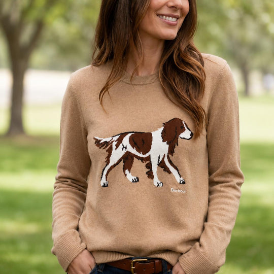 Barbour Fareham Knitted Jumper-Women's Clothing-Kevin's Fine Outdoor Gear & Apparel