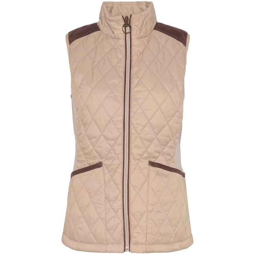 Barbour High Field Gilet-Women's Clothing-Sand Dune-US 2/UK 6-Kevin's Fine Outdoor Gear & Apparel