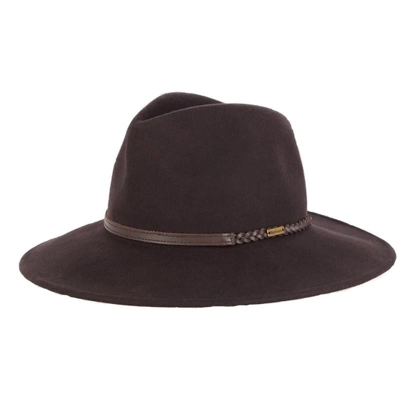 Barbour Women's Tack Fedora-Women's Accessories-Chocolate/Praline-S-Kevin's Fine Outdoor Gear & Apparel