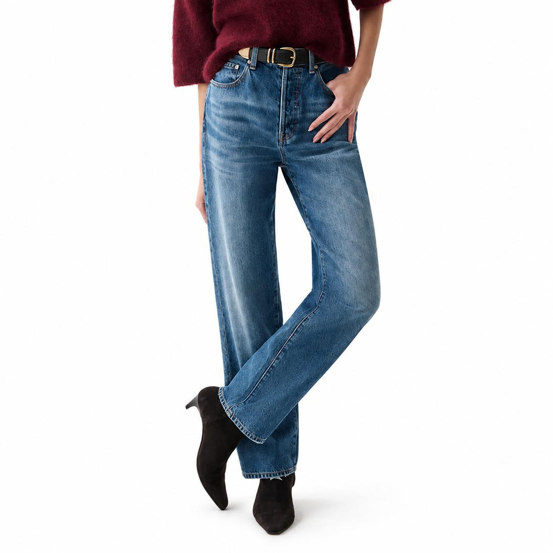 Pistola Women's Cassie High Rise Straight Jean-Women's Clothing-Kevin's Fine Outdoor Gear & Apparel