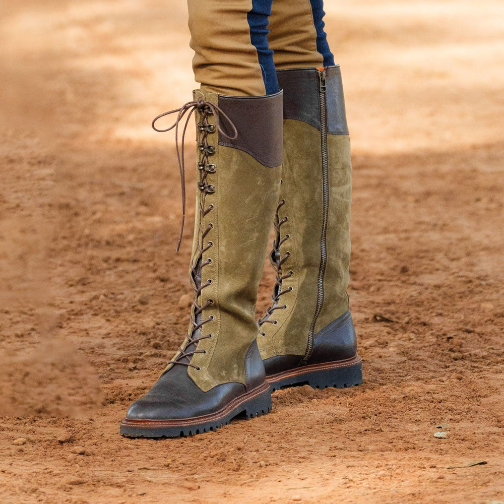 Kevin's Lace-Up Softwaves Boot w/ Side Zip