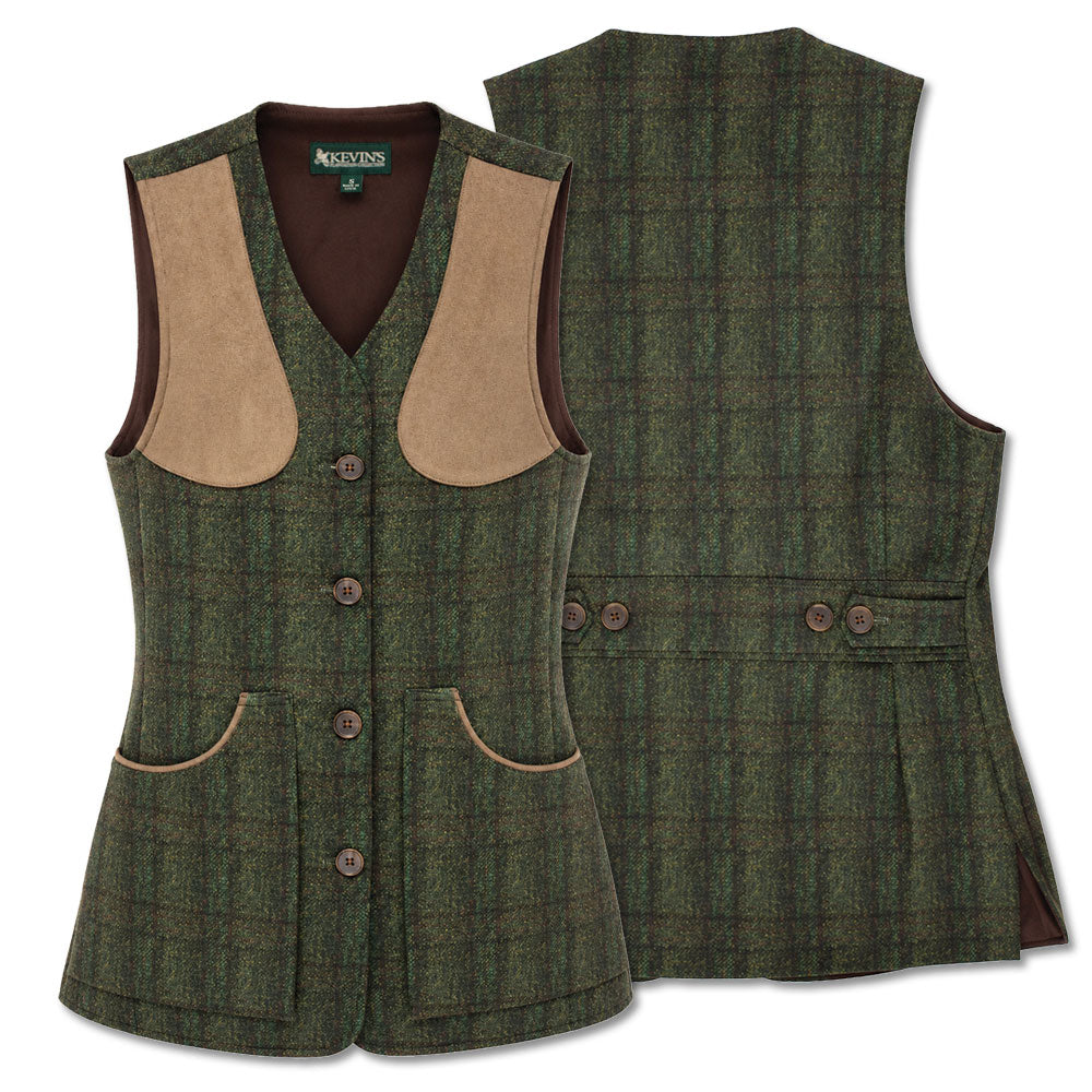 Tweed-Jagdweste für Damen