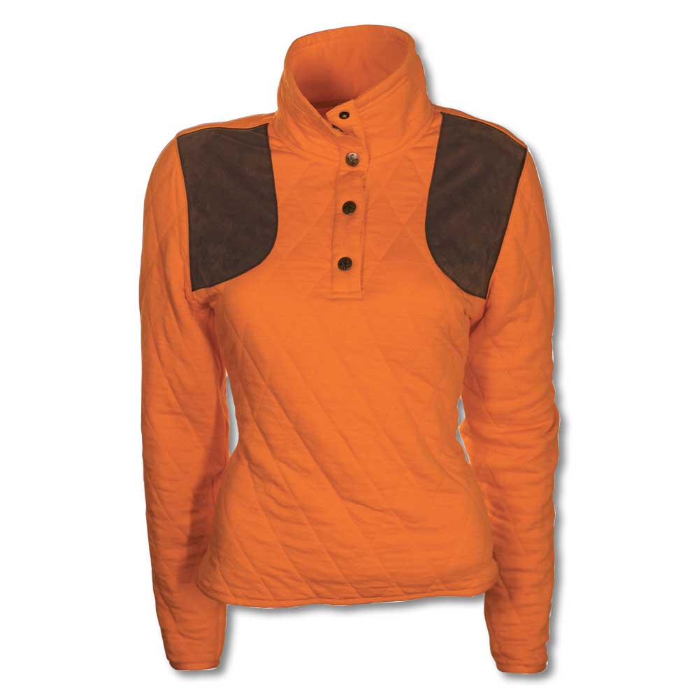 Huntress Quilted Pullover-Women's Clothing-BLAZE-XS-Kevin's Fine Outdoor Gear & Apparel