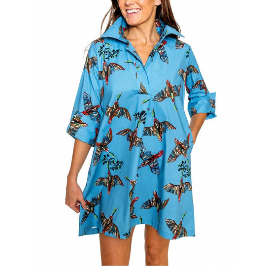 House of MBR Berry Grove Ruthie Shirt Dress Short-Women's Clothing-Kevin's Fine Outdoor Gear & Apparel