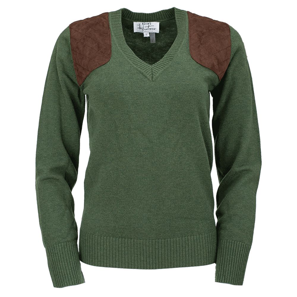 Kevin's Huntress Shooting Sweater-Women's Clothing-Olive-XS-Kevin's Fine Outdoor Gear & Apparel