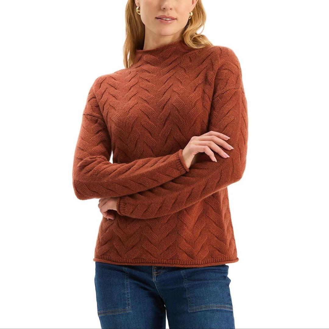 Tyler Boe Gracie Cashmere Basketweave Sweater-Women's Clothing-Kevin's Fine Outdoor Gear & Apparel