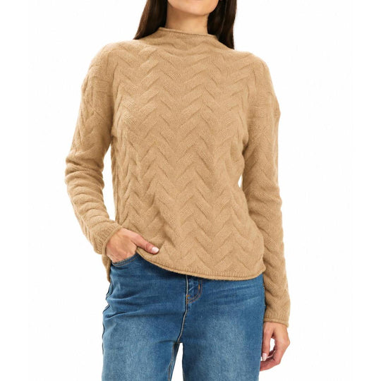 Tyler Boe Gracie Cashmere Basketweave Sweater-Women's Clothing-Kevin's Fine Outdoor Gear & Apparel