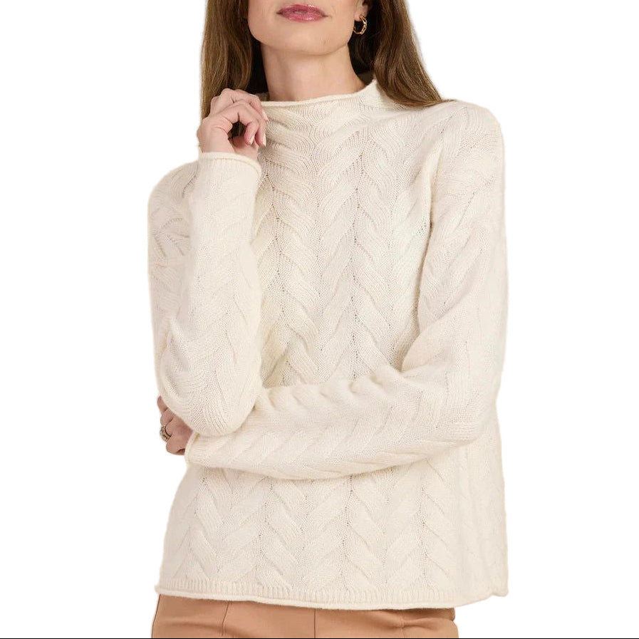 Tyler Boe Cashmere Basketweave Sweater-Women's Clothing-Kevin's Fine Outdoor Gear & Apparel