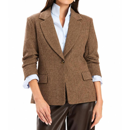 Tyler Boe Taylor Herringbone Blazer-Women's Clothing-Kevin's Fine Outdoor Gear & Apparel