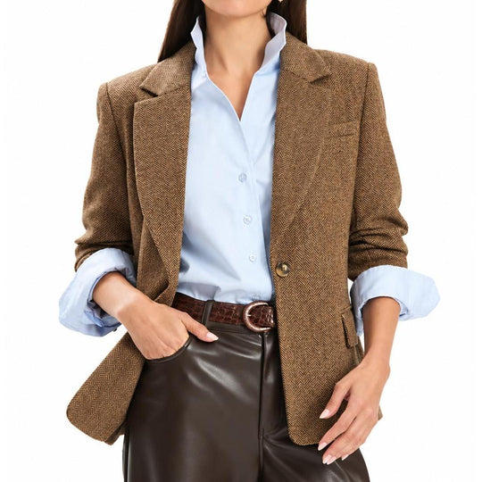 Tyler Boe Taylor Herringbone Blazer-Women's Clothing-Kevin's Fine Outdoor Gear & Apparel