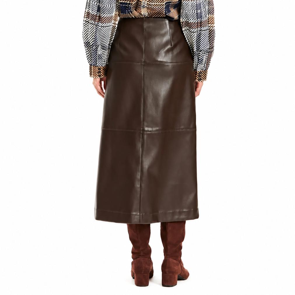 Tyler Boe Phoebe Vegan Leather Skirt-Women's Clothing-Kevin's Fine Outdoor Gear & Apparel