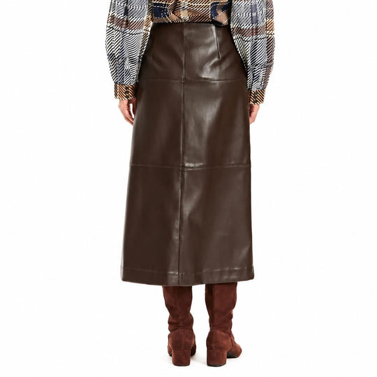 Tyler Boe Phoebe Vegan Leather Skirt-Women's Clothing-Kevin's Fine Outdoor Gear & Apparel
