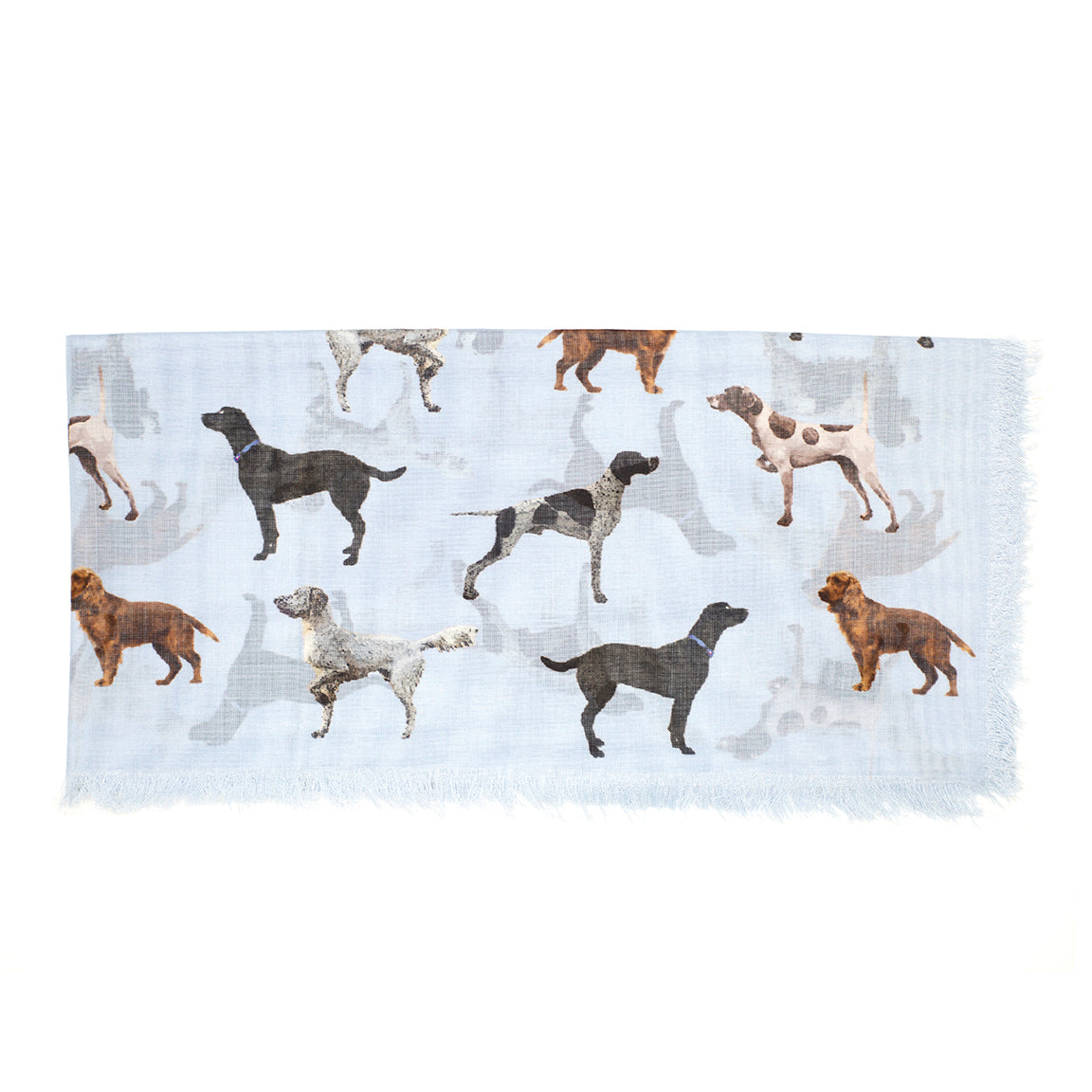 Kevin’s Hunting Dogs Scarf-Women's Accessories-BLUE-Kevin's Fine Outdoor Gear & Apparel