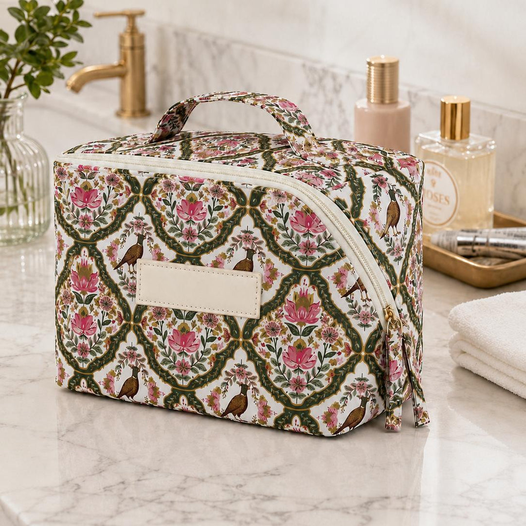 Jane Marie Gilded Pheasant Travel Organizer-Women's Accessories-Kevin's Fine Outdoor Gear & Apparel
