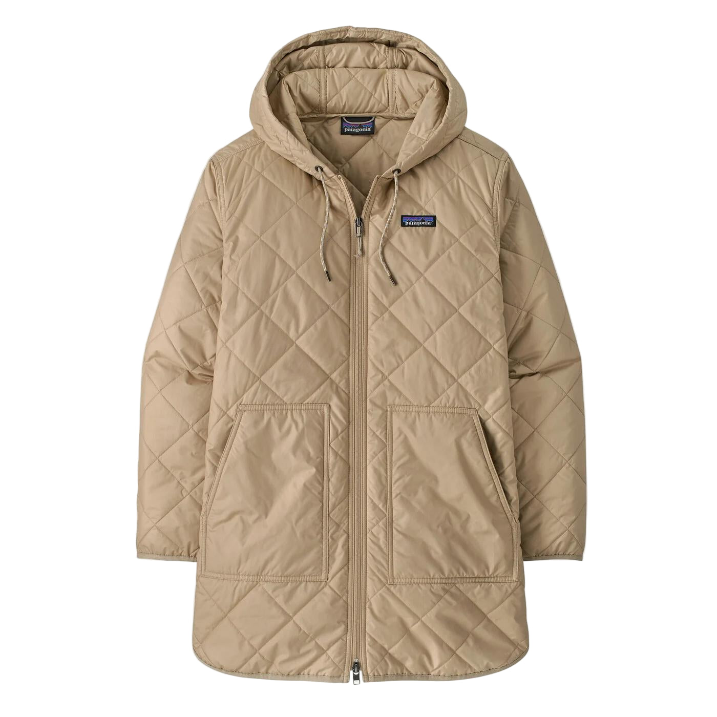 Patagonia Women's Diamond Quilted Parka-Women's Clothing-Oar Tan-XS-Kevin's Fine Outdoor Gear & Apparel