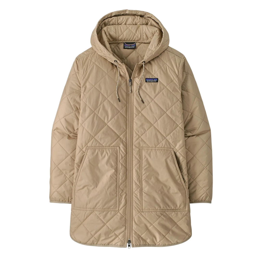 Patagonia Women's Diamond Quilted Parka-Women's Clothing-Oar Tan-XS-Kevin's Fine Outdoor Gear & Apparel