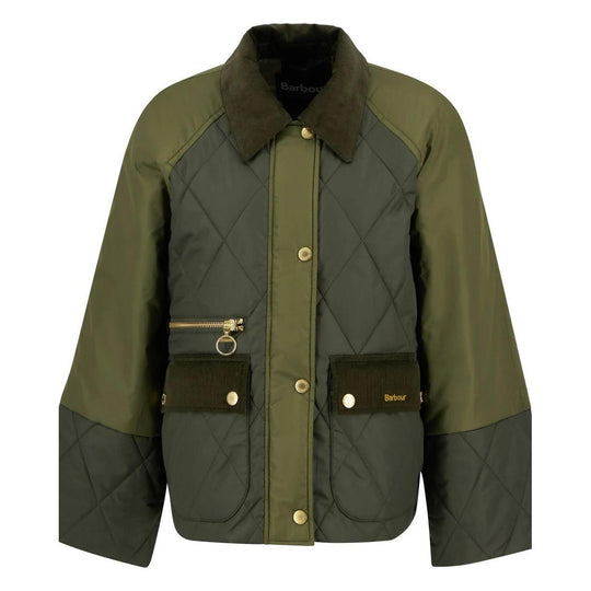 Barbour Martha Quilted Jacket-Women's Clothing-Olive/Dark Moss/Ancient Tartan-US 4-Kevin's Fine Outdoor Gear & Apparel