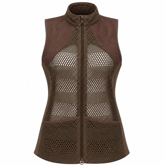 Kevin's Huntress All Purpose Mesh Shooting Vest-Women's Clothing-Brown-XXS-Kevin's Fine Outdoor Gear & Apparel