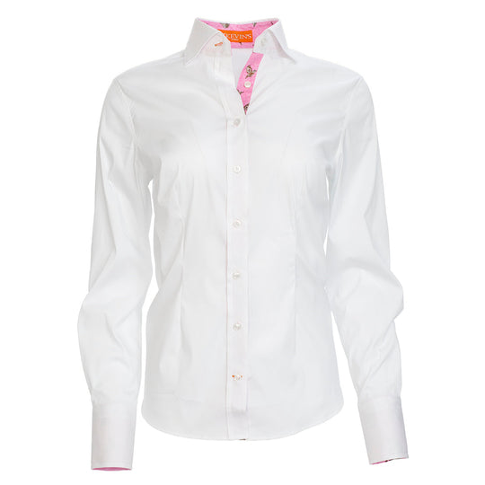 Kevin's Finest Women's Flying Quail Shirt-Women's Clothing-Pink Lined/Quail-XS-Kevin's Fine Outdoor Gear & Apparel