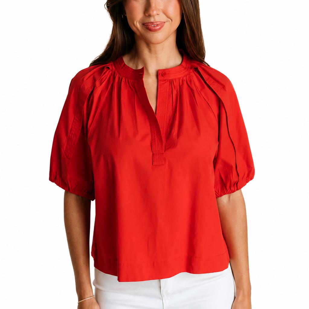 LaRoque Henley Top-Women's Clothing-Red-XS-Kevin's Fine Outdoor Gear & Apparel