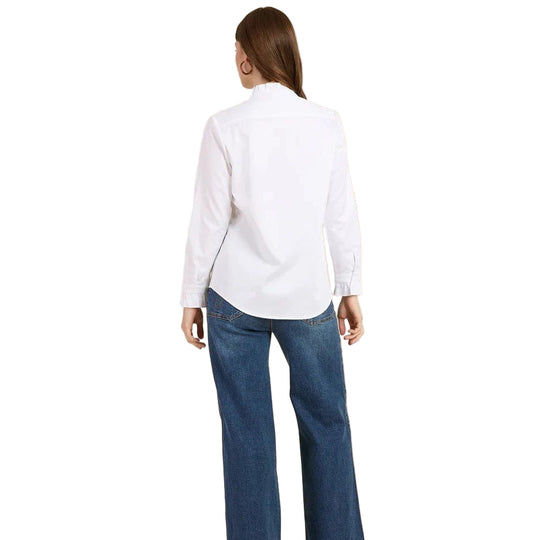 Tyler Boe Kelsey Ruffle Collar Shirt-Women's Clothing-Kevin's Fine Outdoor Gear & Apparel