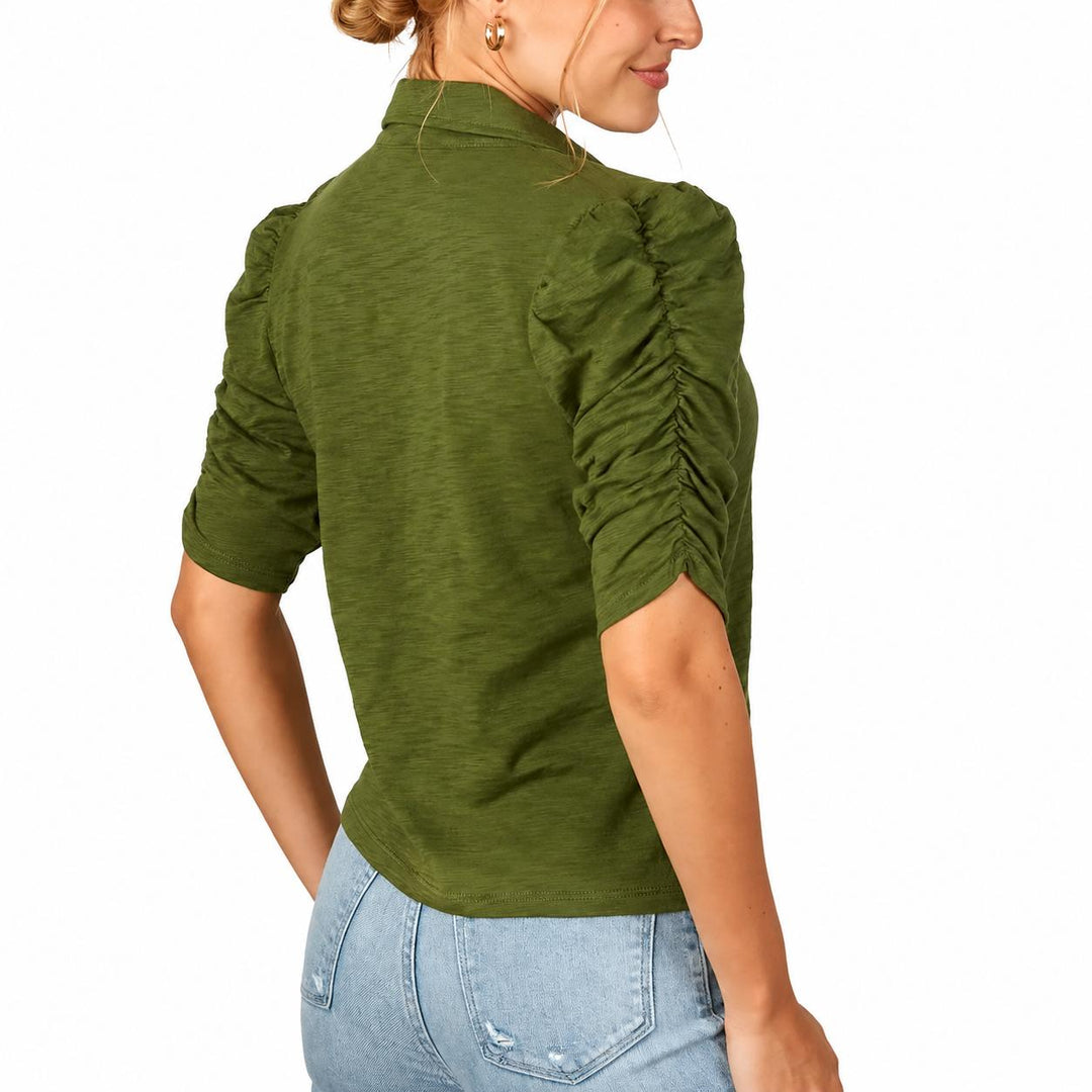 Erin Gray Grace Button-Up Elbow-Length Tee-Women's Clothing-Kevin's Fine Outdoor Gear & Apparel