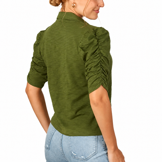 Erin Gray Grace Button-Up Elbow-Length Tee-Women's Clothing-Kevin's Fine Outdoor Gear & Apparel