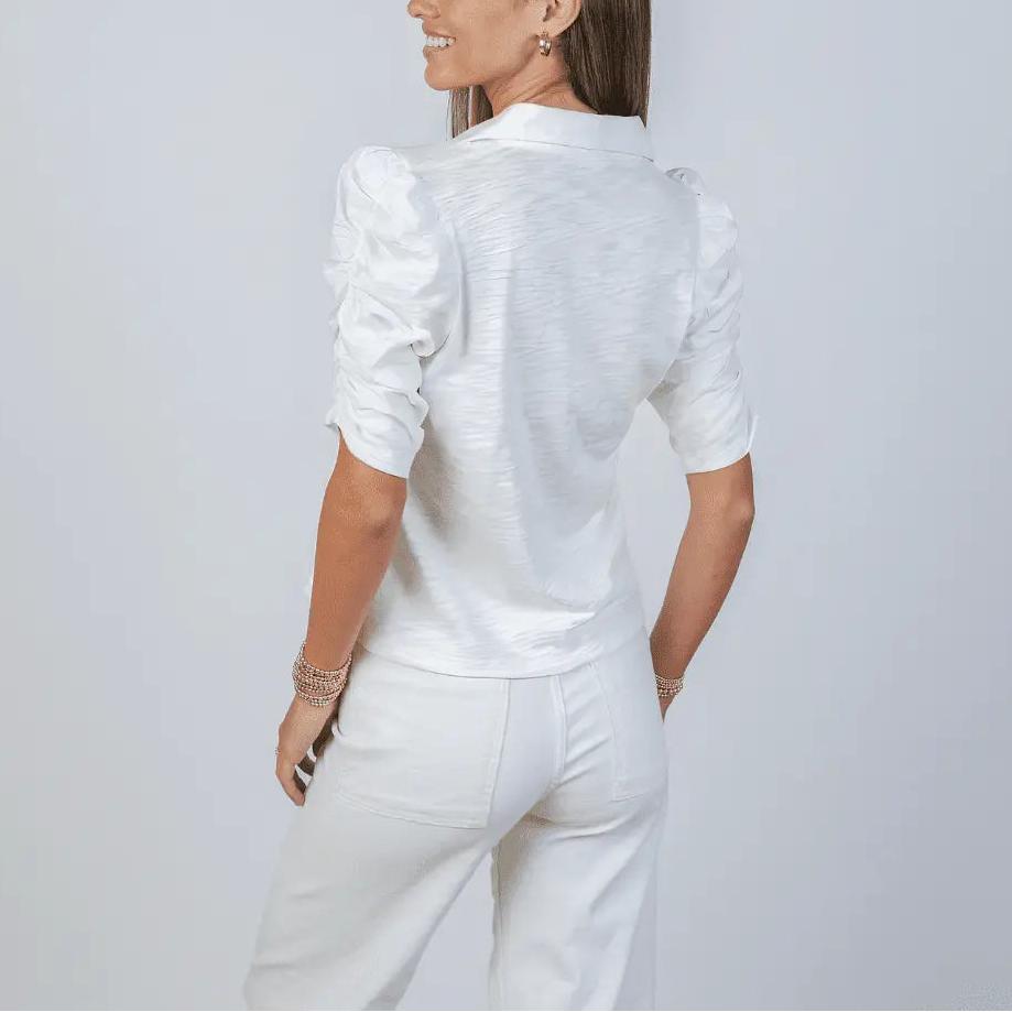 Erin Gray Grace Button-Up Elbow-Length Tee-Women's Clothing-Kevin's Fine Outdoor Gear & Apparel