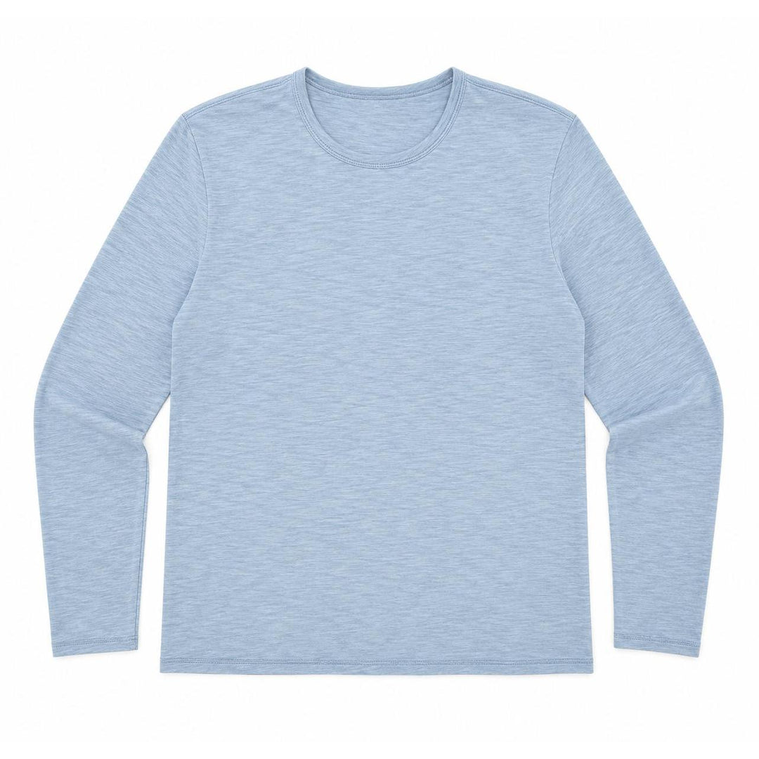 Erin Gray The Classic Long-Sleeve Tee-Women's Clothing-Dusty Blue-S-Kevin's Fine Outdoor Gear & Apparel