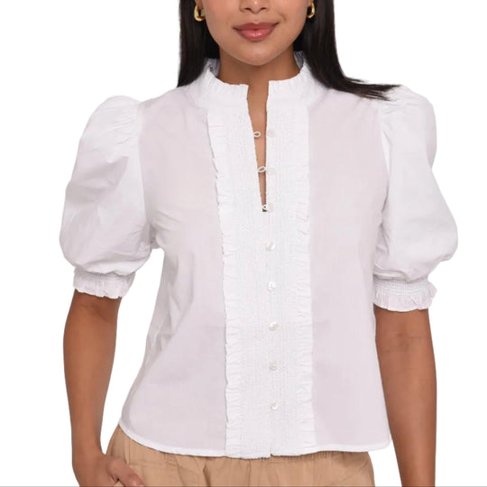 Love The Label Zinny Top-Women's Clothing-Bright White-XS-Kevin's Fine Outdoor Gear & Apparel