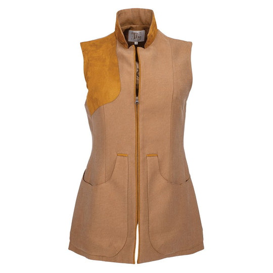 T.ba Ladies Canvas Medallion Vest-Women's Clothing-Kevin's Fine Outdoor Gear & Apparel