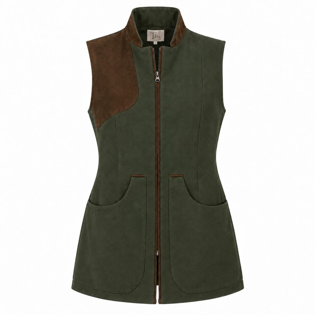 T.ba Ladies Canvas Medallion Vest-Women's Clothing-Kevin's Fine Outdoor Gear & Apparel