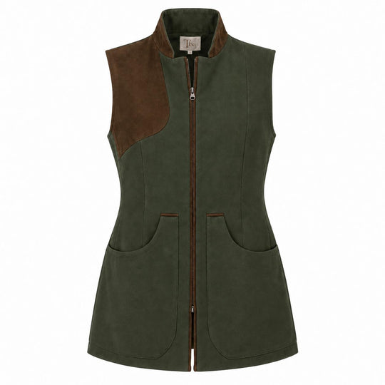 T.ba Ladies Canvas Medallion Vest-Women's Clothing-Kevin's Fine Outdoor Gear & Apparel