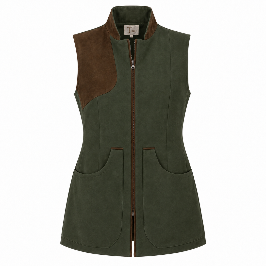 T.ba Ladies Canvas Medallion Vest-Women's Clothing-Kevin's Fine Outdoor Gear & Apparel