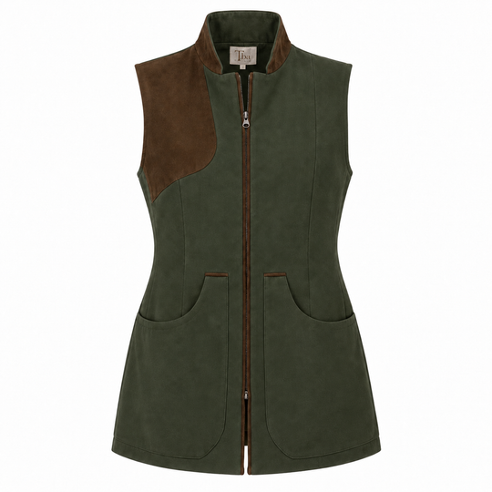 T.ba Ladies Canvas Medallion Vest-Women's Clothing-Kevin's Fine Outdoor Gear & Apparel