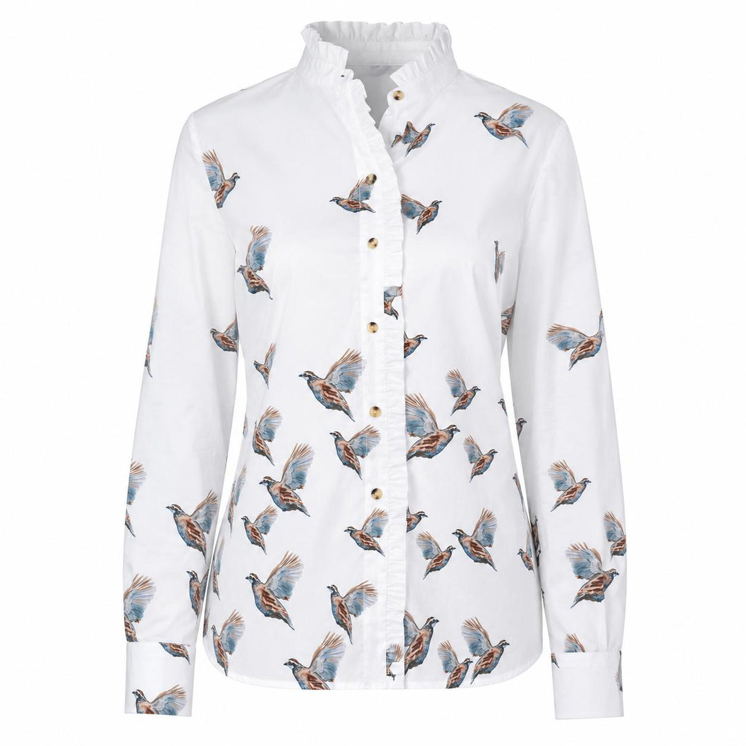 Kevin's Huntress Covey Rise Ruffle Blouse-Women's Clothing-Kevin's Fine Outdoor Gear & Apparel