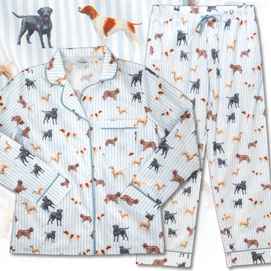 Kevin's Organic Cotton Sporting PJ's in Hunt Dogs & Game Birds-Women's Clothing-Hunt Dogs-XS-Kevin's Fine Outdoor Gear & Apparel