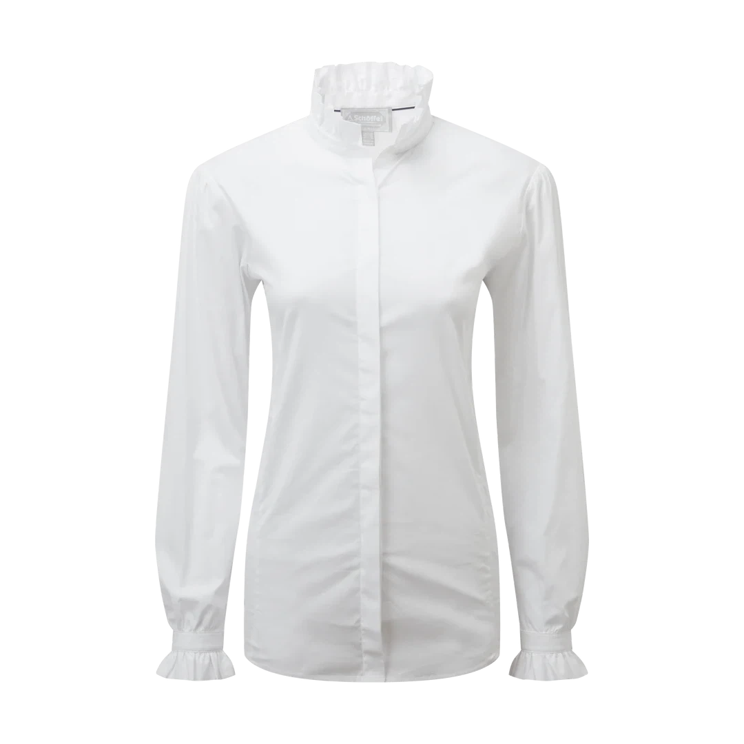 Schoffel Ladies Fakenham Shirt-Women's Clothing-White-US4/UK8-Kevin's Fine Outdoor Gear & Apparel